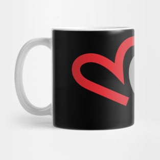 Two Small Hearts for One Big Love Mug